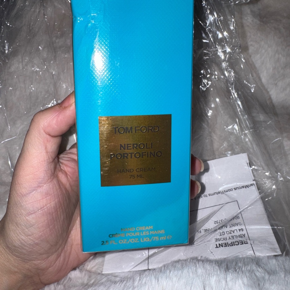 Tom Ford Neroli Portofino Hand Cream in Blue and Gold